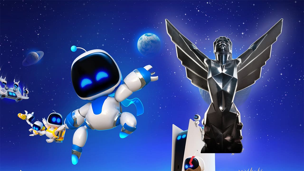 Astro Bot 在 2024 年游戏大奖上进行清理工作