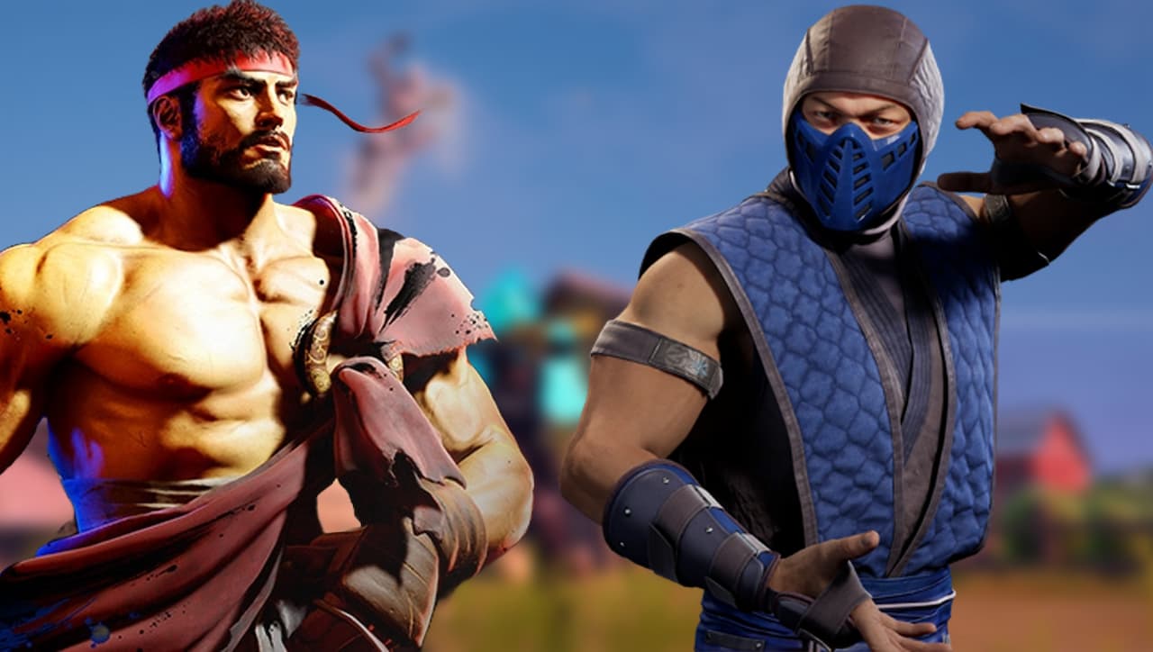 凡人Kombat vs Street Fighter终于发生了，但在Fortnite中