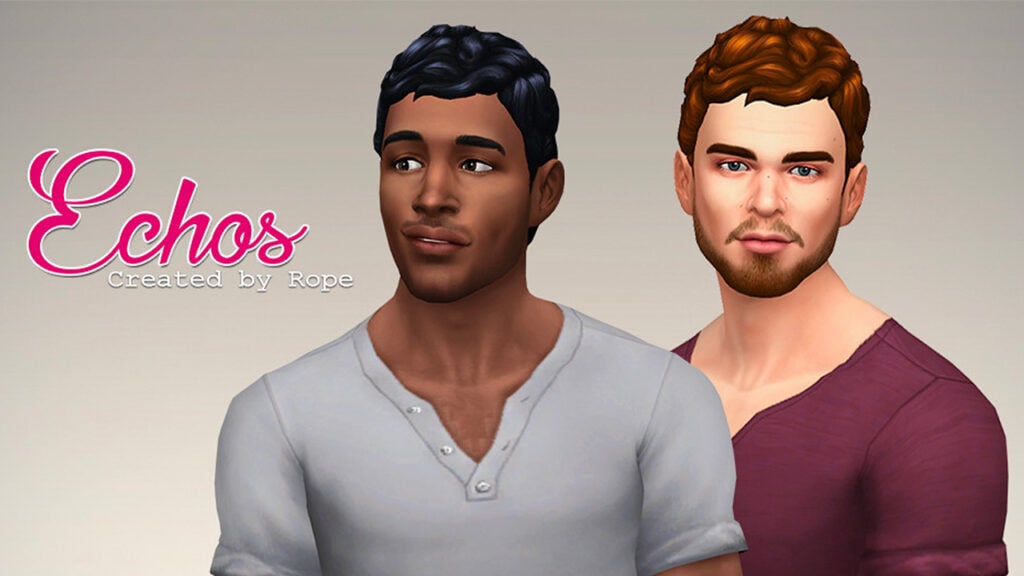 Sims 4 Echos Hair CC