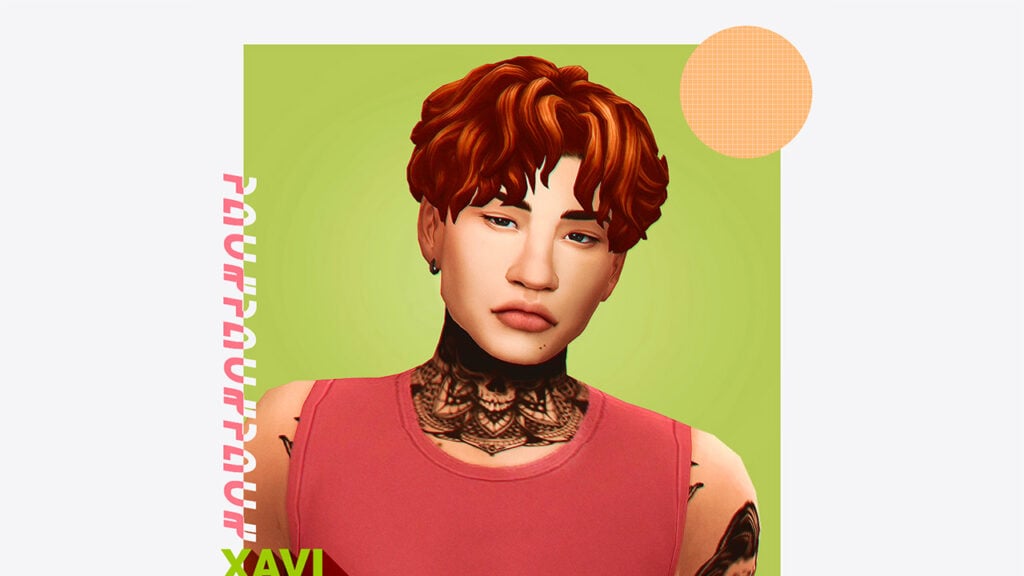 Sims 4 Xavi Hair