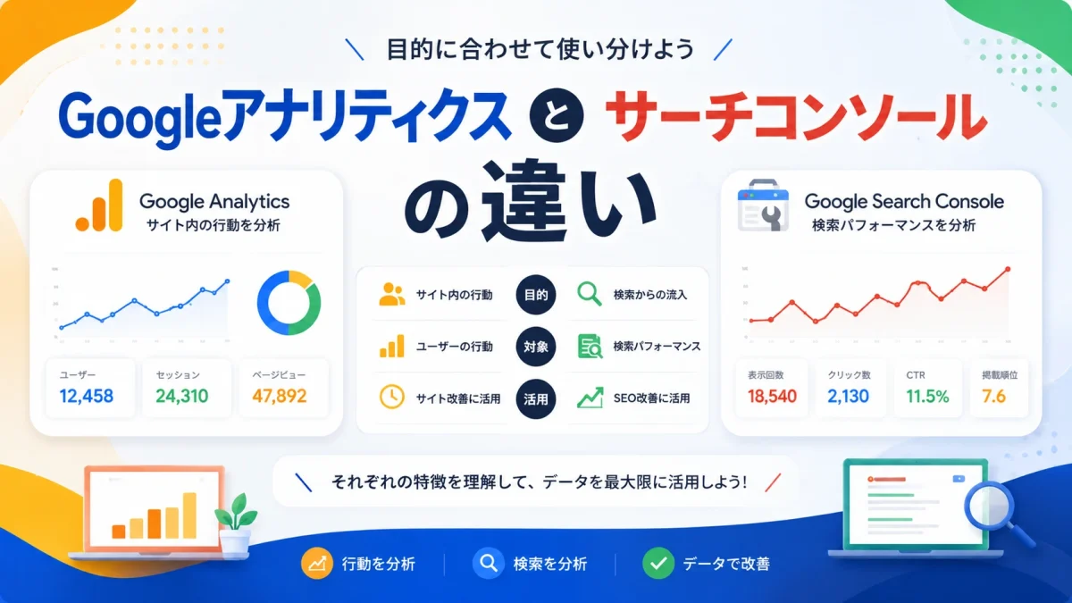 Google Analytics（分析）和 Search Console 之间的区别