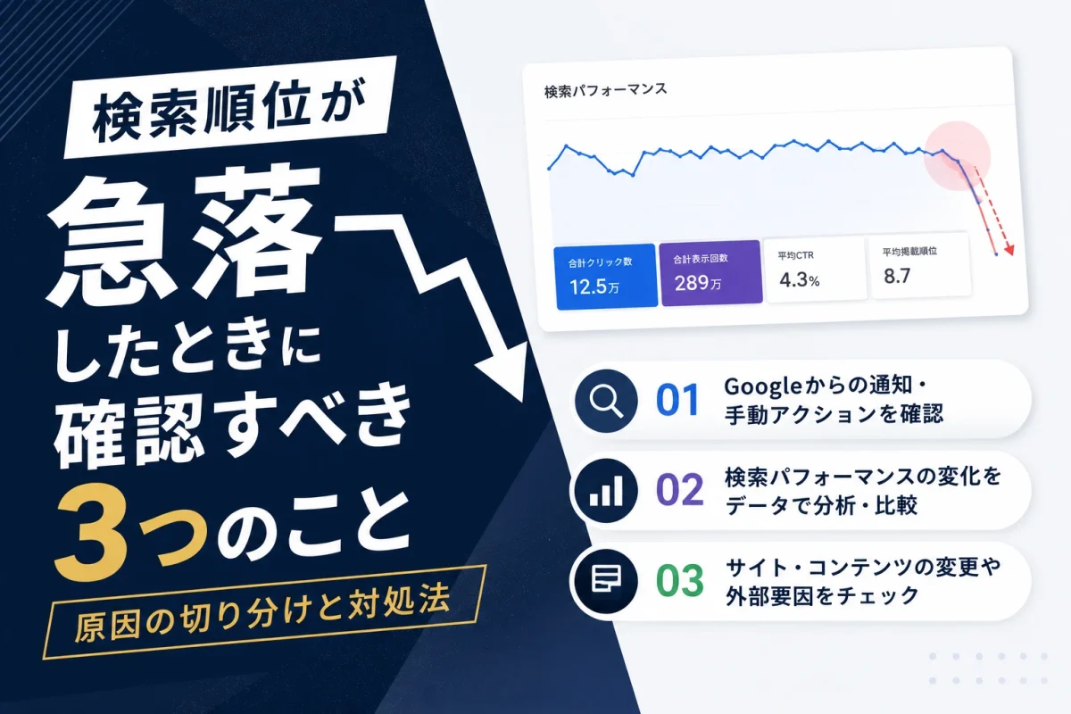 当您的搜索排名直线下降时需要检查的 3 件事